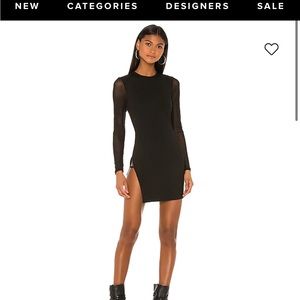 Beautiful black long sleeve revolve dress! Worn only once :) great condition